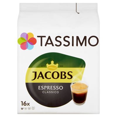 TASSIMO JACOBS Espresso Classico kapsle kávové 16 ks