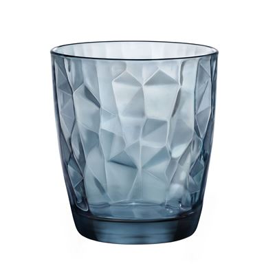 Bormioli Sklenice Short Drink DIAMOND 300 ml modrá 6 ks