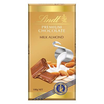 Lindt Gold Čokoláda mandle 100 g