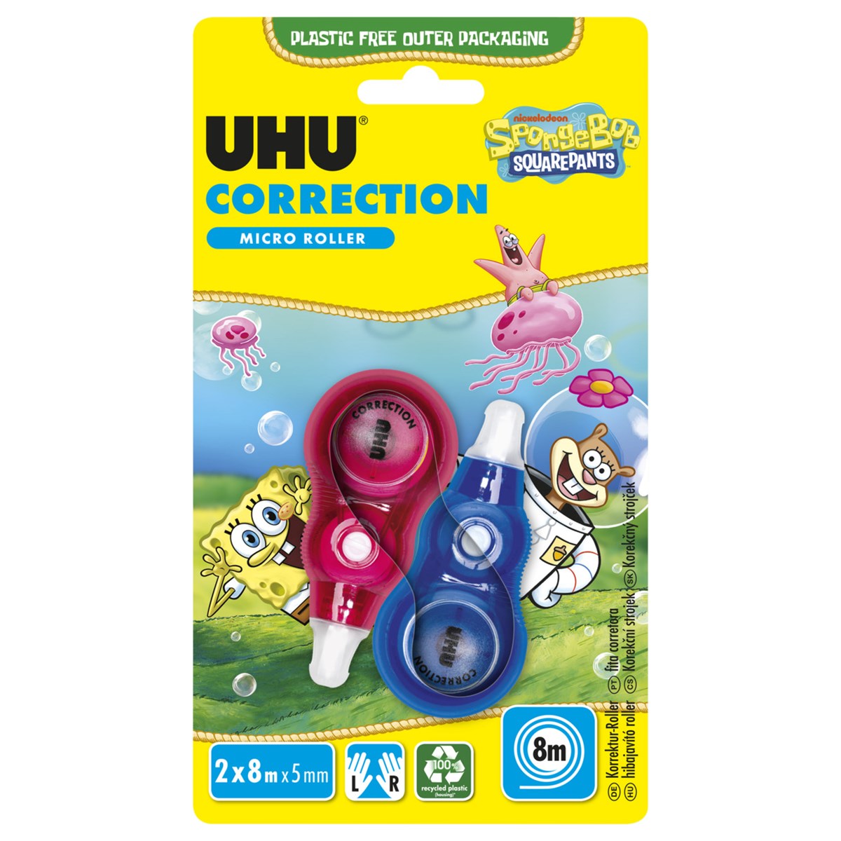 UHU Correction Roller 2 x 5 mm x 8 m 1 ks