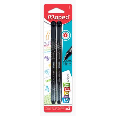 Maped Liner 0,4 mm černý 2 ks