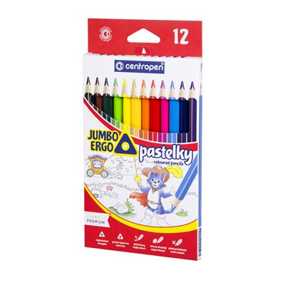 centropen Jumbo Pastelky trojhranné 12 ks