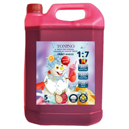 TONINO Tříšť ledová dračí ovoce 5 l