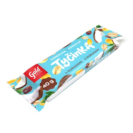 Gold Plus Cereální tyčinka kokos 40 g