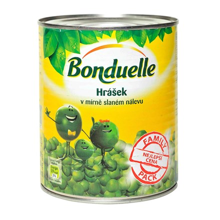 Bonduelle Hrášek jemný 800 g