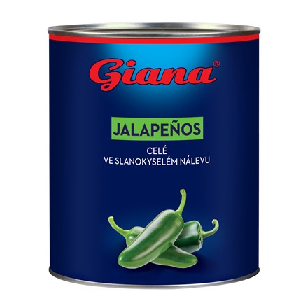 Giana Jalapeňos celé 3000 g