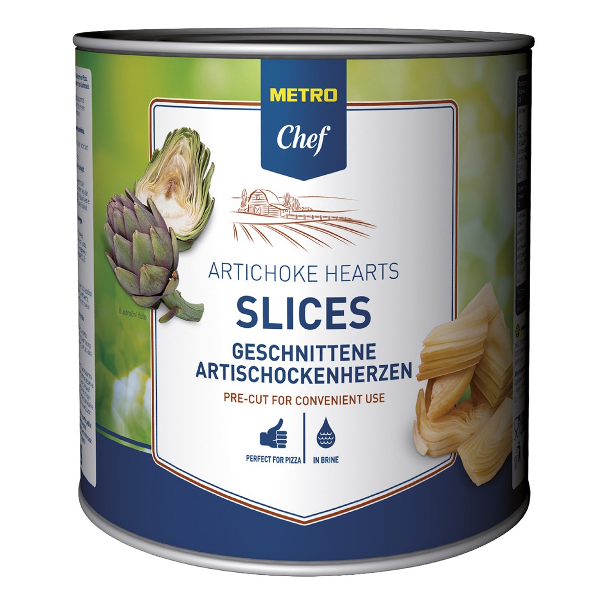 METRO Chef Artyčoky krájené 2500 g