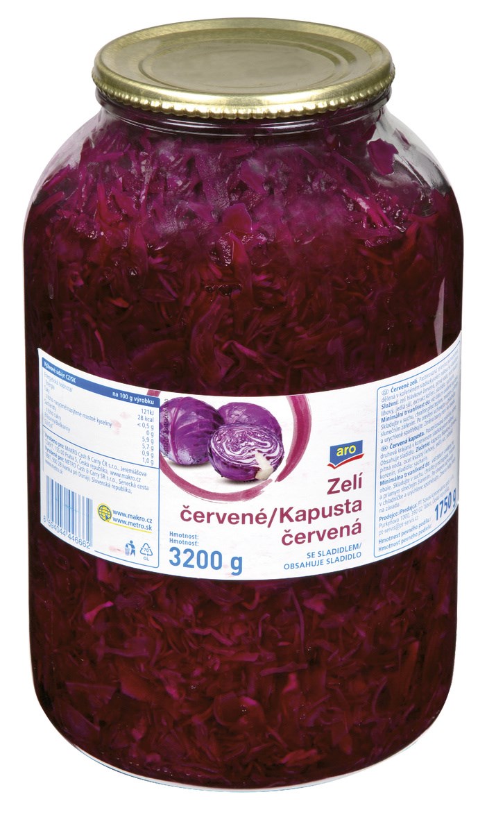 aro Zelí červené 3200 g