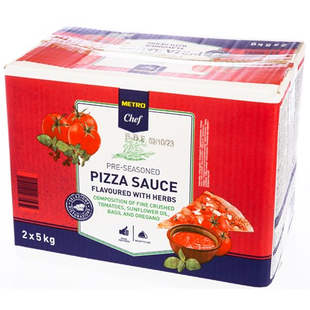 METRO Chef Omáčka na pizzu - bylinky 2 x 5 kg