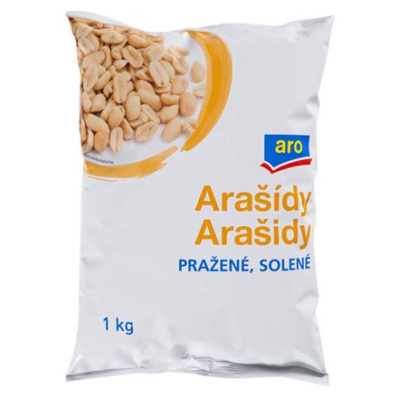 aro Arašídy pražené solené 1 kg