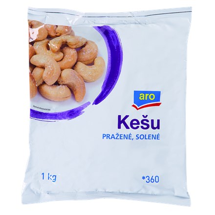 aro Kešu pražené solené 1 kg