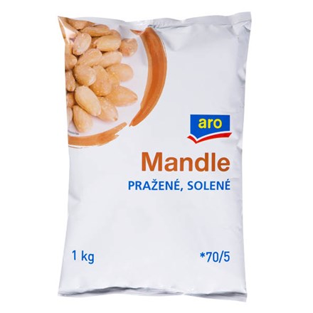aro Mandle pražené solené *70/5 1 kg