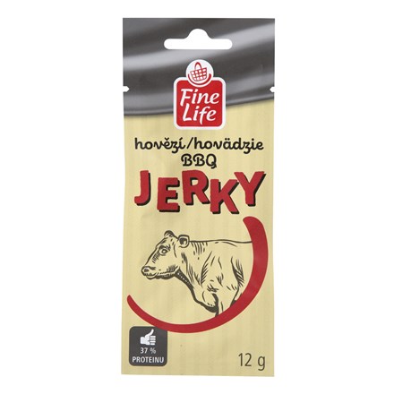 Fine Life Jerky hovězí BBQ 12 g