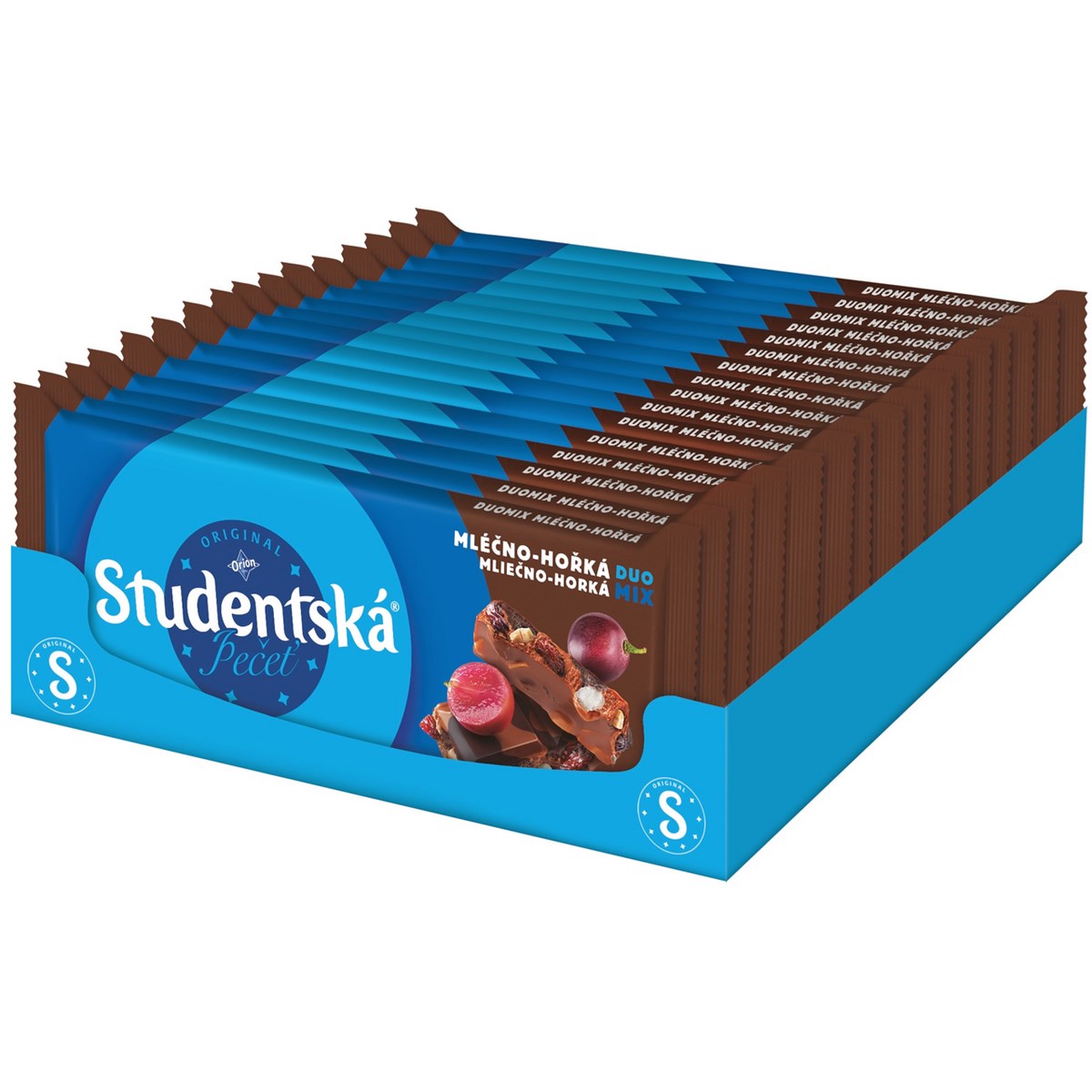 Orion Studentská pečeť mléčno - hořká 16 x 170 g