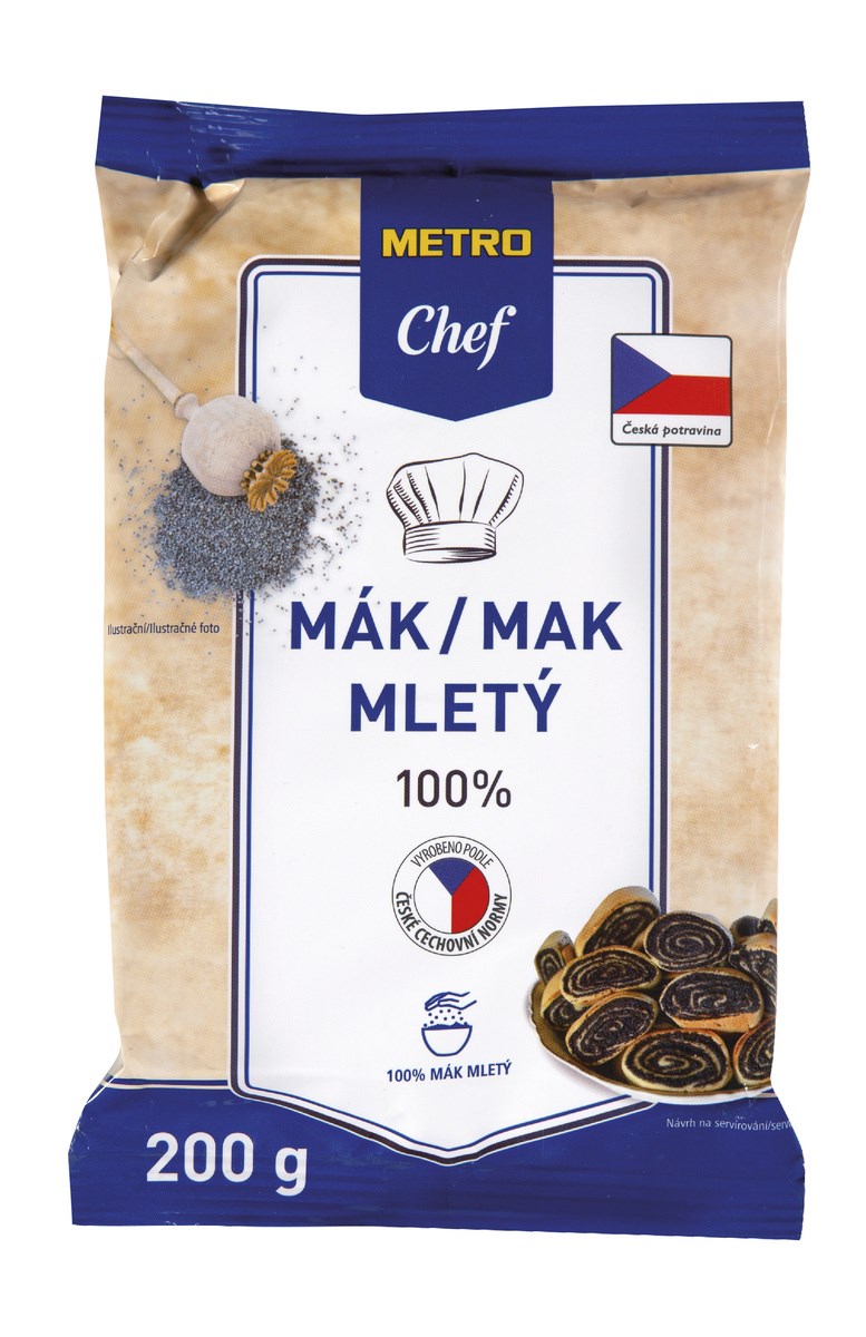 METRO Chef Mák mletý 100 % CZ 200 g