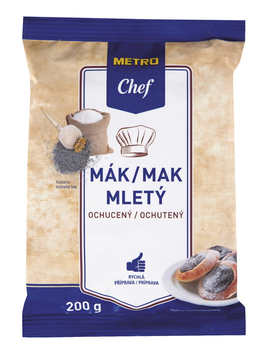 METRO Chef Mák mletý ochucený 100 % 200 g