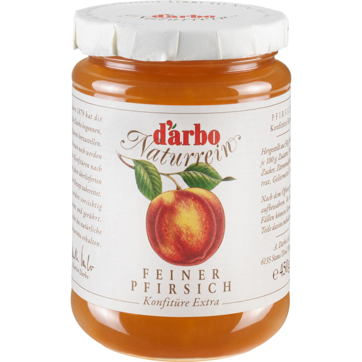 d'arbo Džem broskev 450 g
