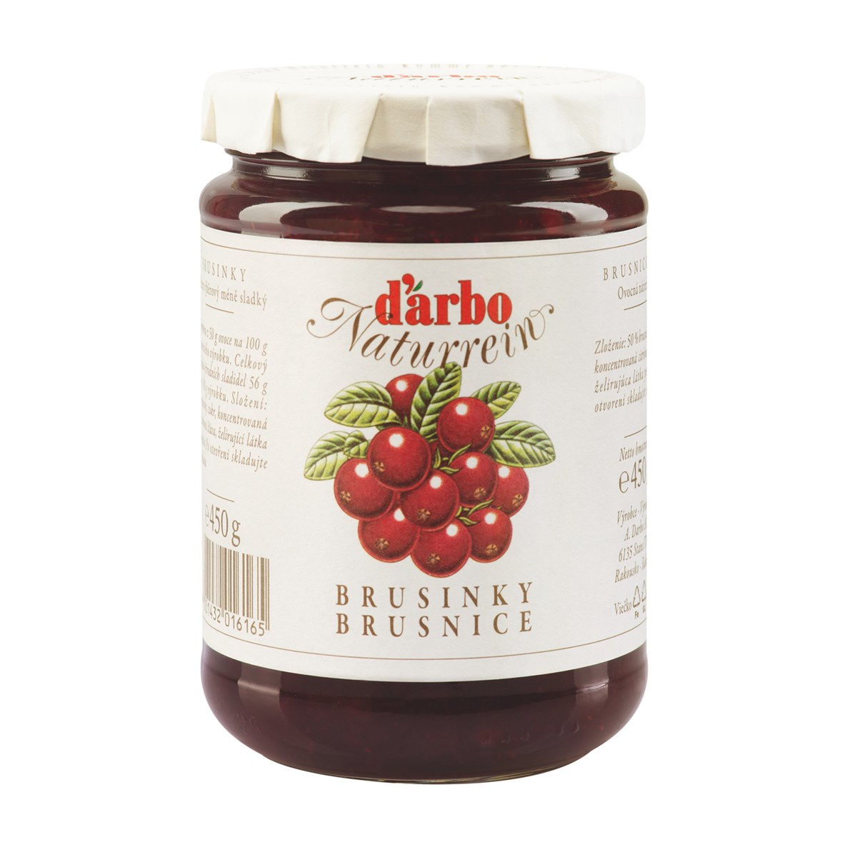d'arbo Džem divoké brusinky 450 g