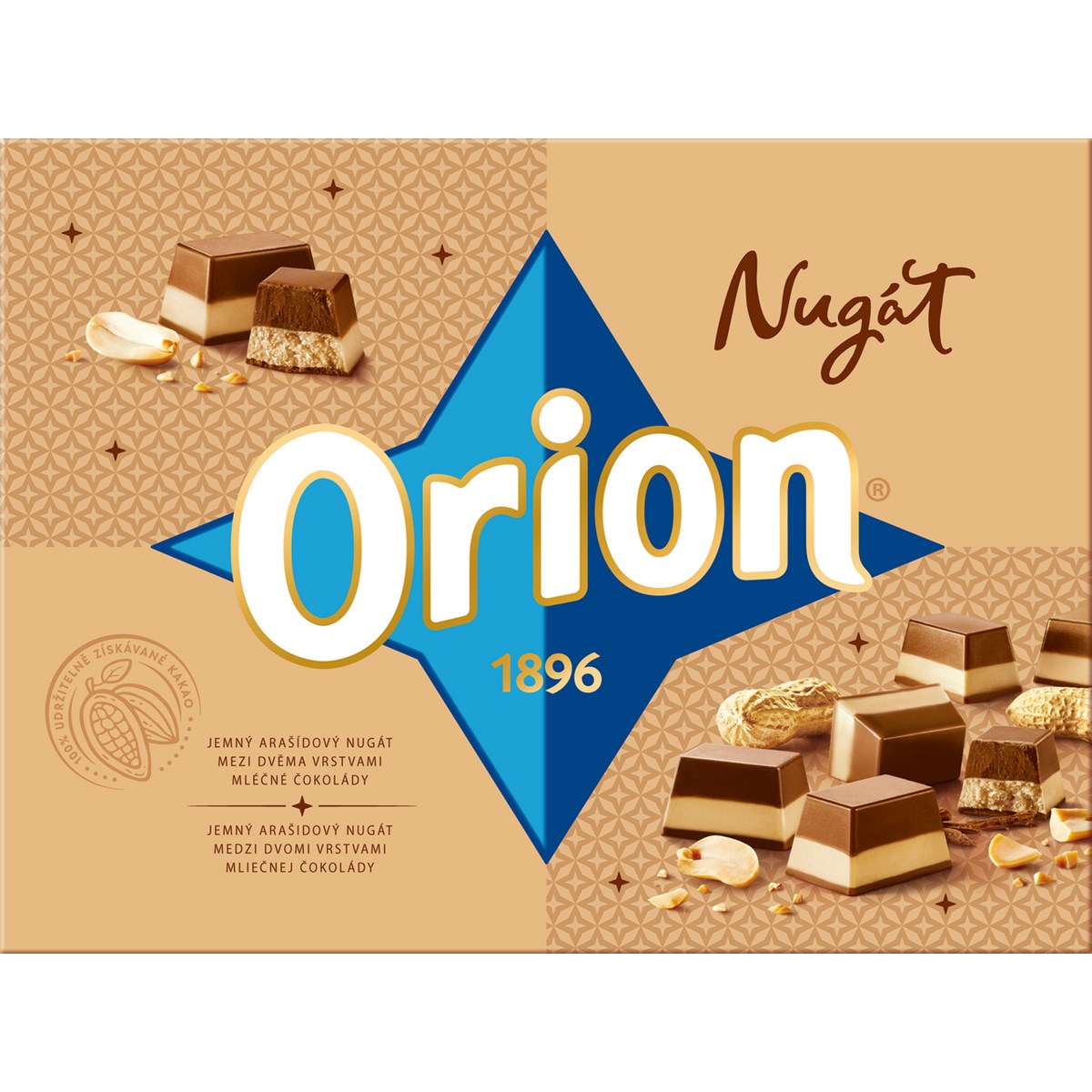 Orion Nugát arašídový dezert 166 g