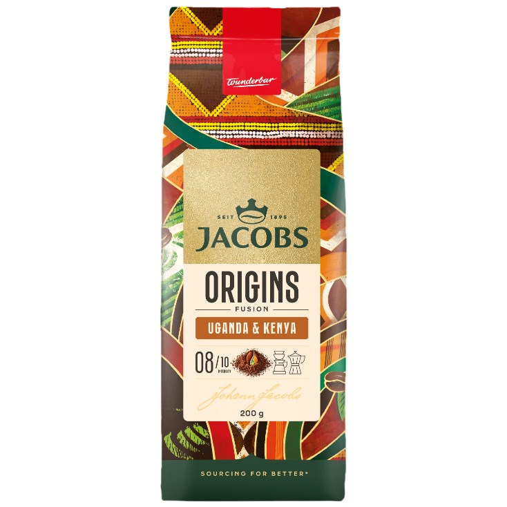 Jacobs Origins Kenya and Uganda mletá káva