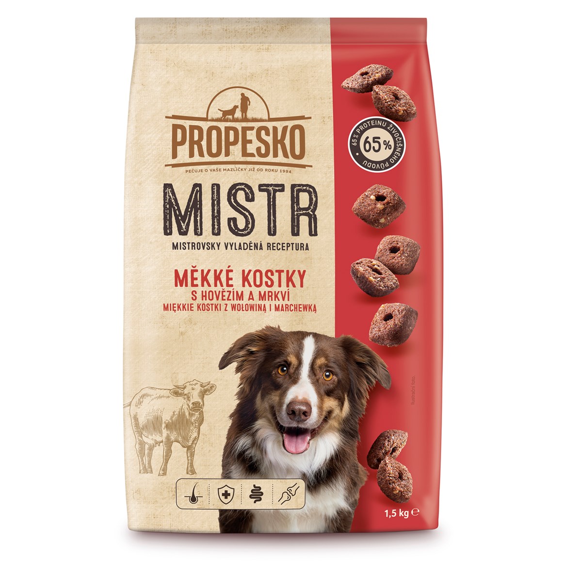 PROPESKO Mistr Granule pro psy 1,5 kg