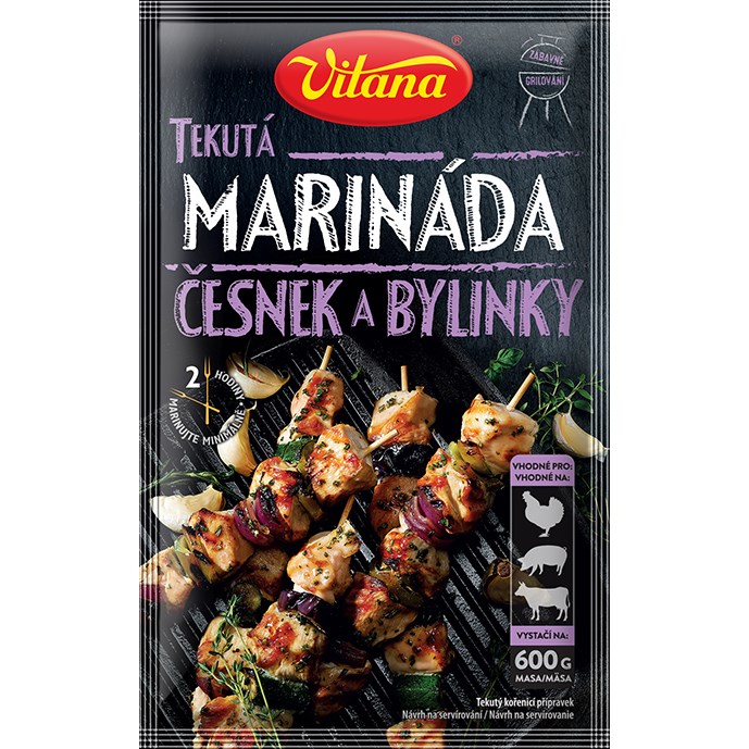 Vitana Marináda tekutá česnek / bylinky 80 g