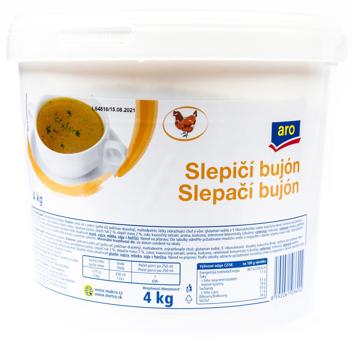 aro Bujón slepičí 4 kg