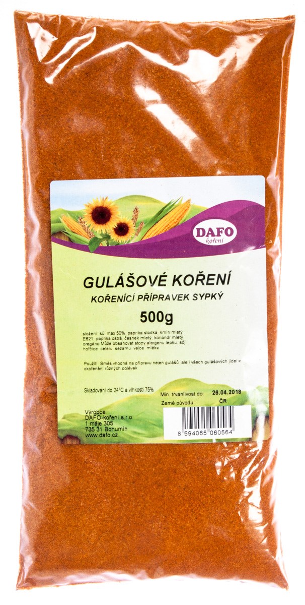 DAFO Koření gulášové 500 g