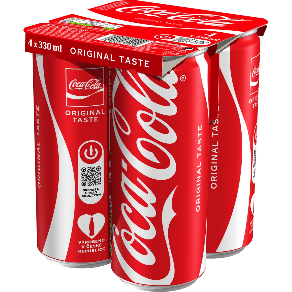 Coca-Cola (4x0,33 l) plech