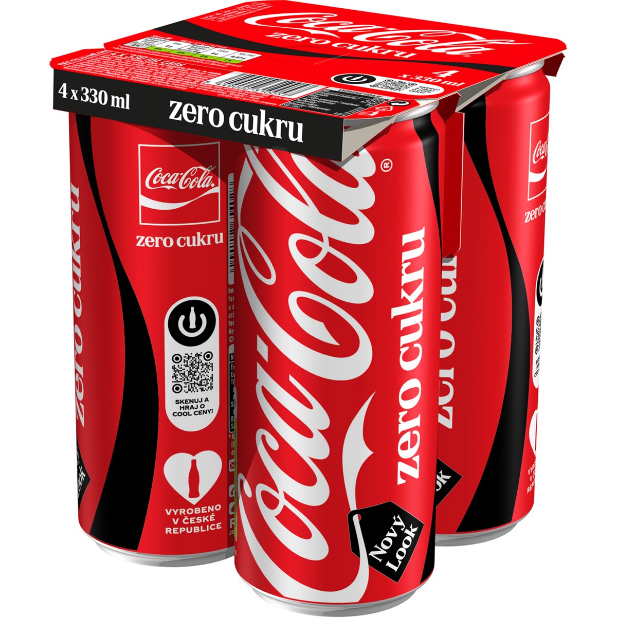 Coca-Cola Zero 4 x 330 ml