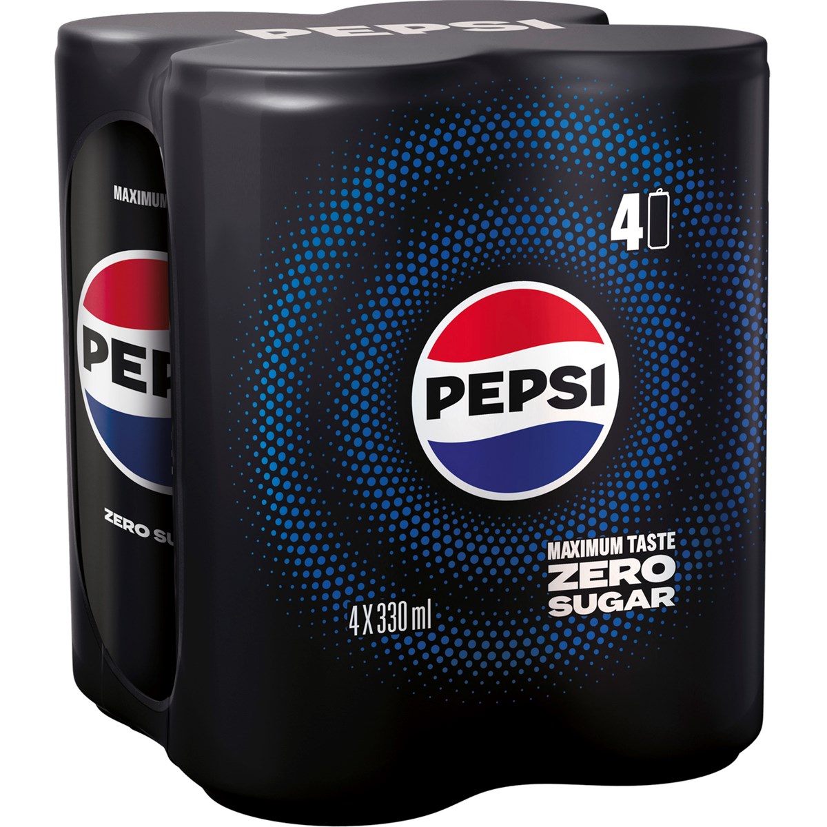 PEPSI Cola Zero Sugar 4 x 330 ml plech