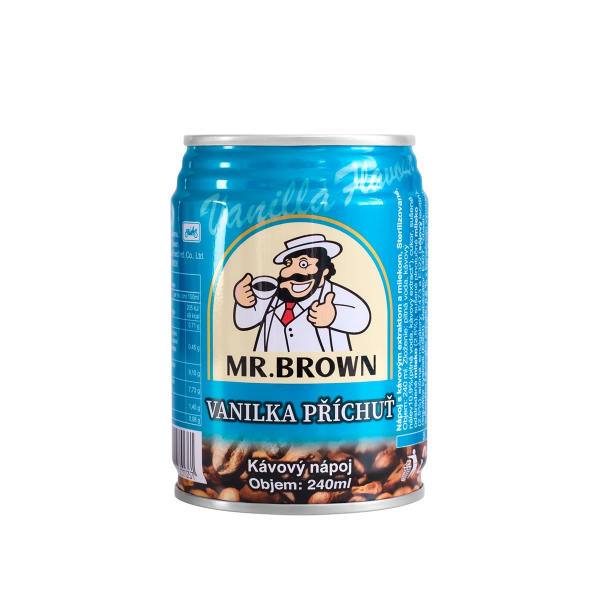 MR.BROWN Ledová káva Vanilla 6 x 240 ml