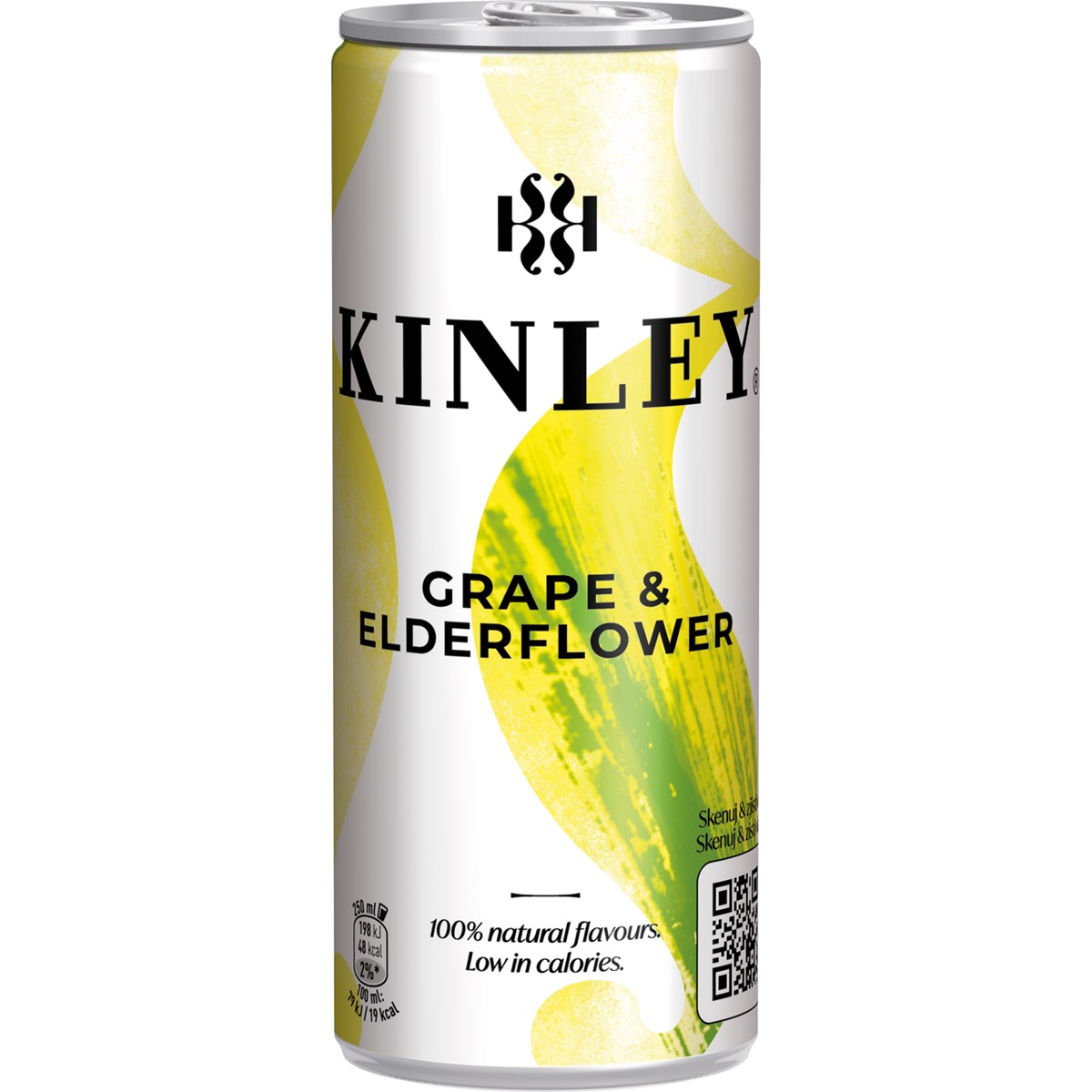 Tonic Kinley Grape & Elderfrower - plech, 24x 0,25l