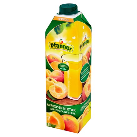 Pfanner Nektar meruňka 40 % 1 l