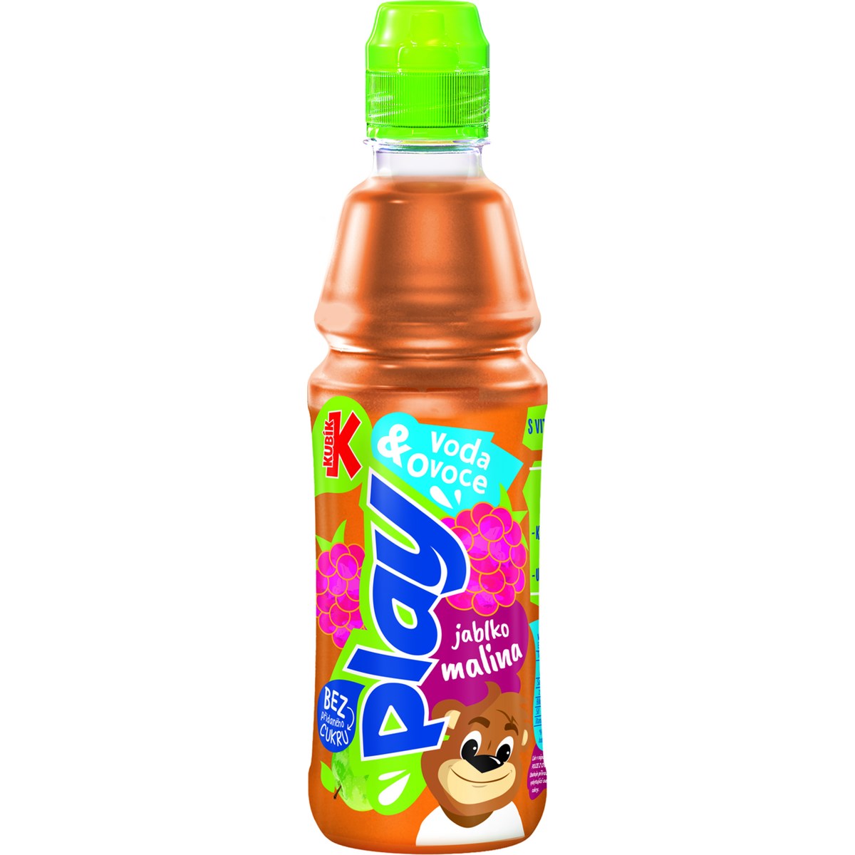 Kubík Play Voda + ovoce příchuť Malina