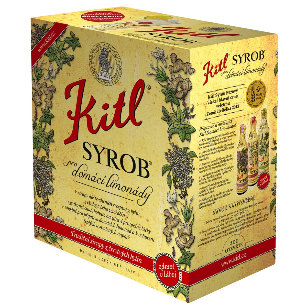 Kitl Kitl Syrob Grep s dužinou Bag in Box 5l