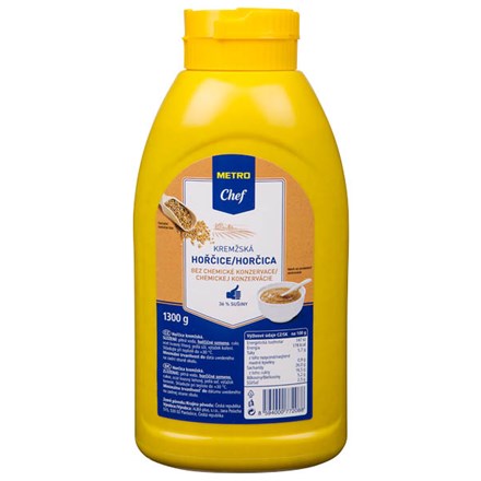 METRO Chef Hořčice kremžská 1,3 kg