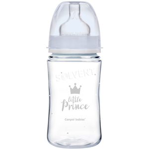 Canpol babies láhev 240ml 3m modrá