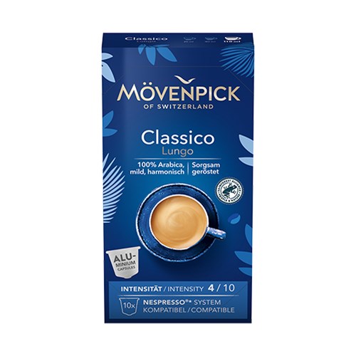 MÖVENPICK Lungo kapsle kávové 10 ks