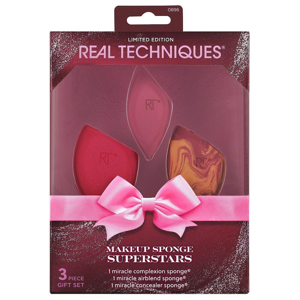 Real Techniques Makeup Sponge Superstars sada aplikátorů na obličej