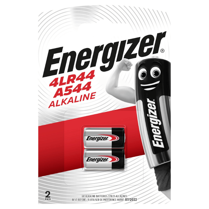 Energizer 4LR44 alkaická baterie - 2ks Červená/stříbrná