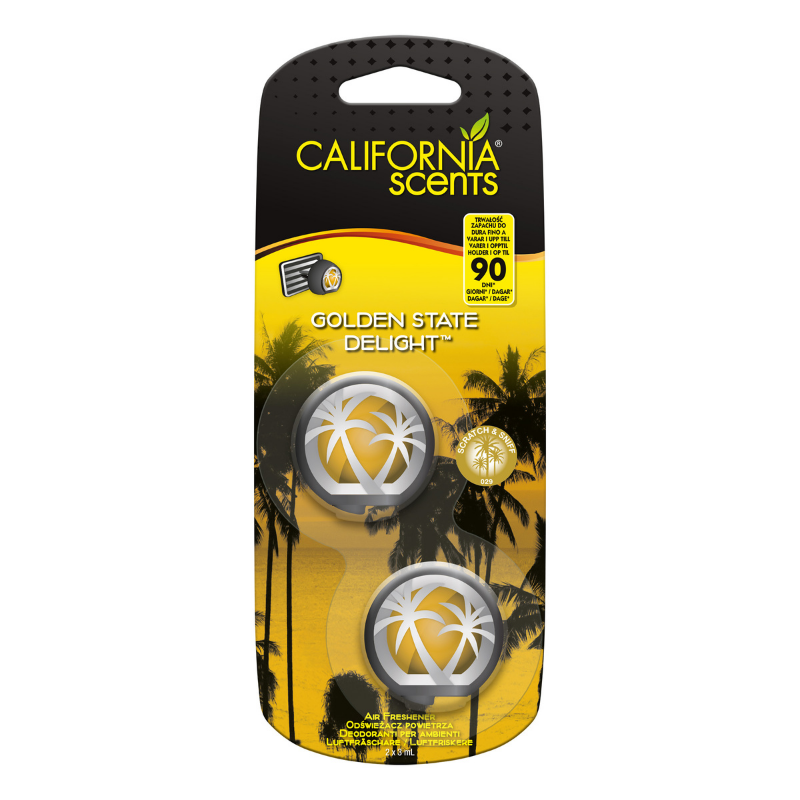 California scents Mini Diffuser Golden State Delight - Gumový medvídek