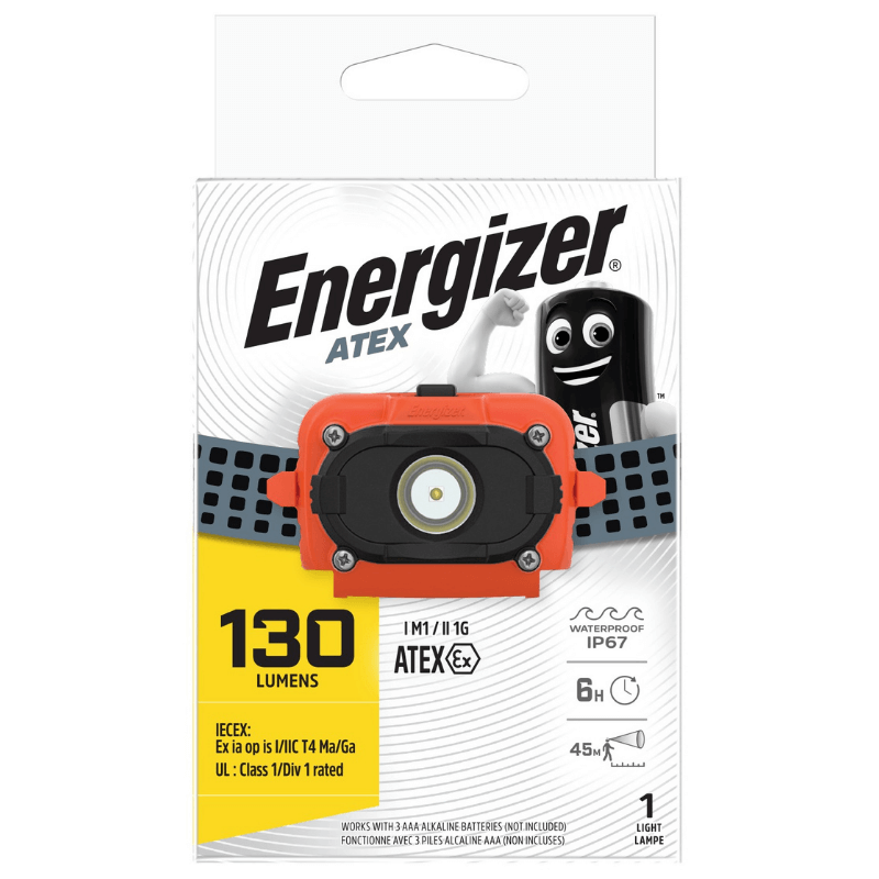 Čelová svítilna Energizer ATEX Headlight 3AAA LED 130lm