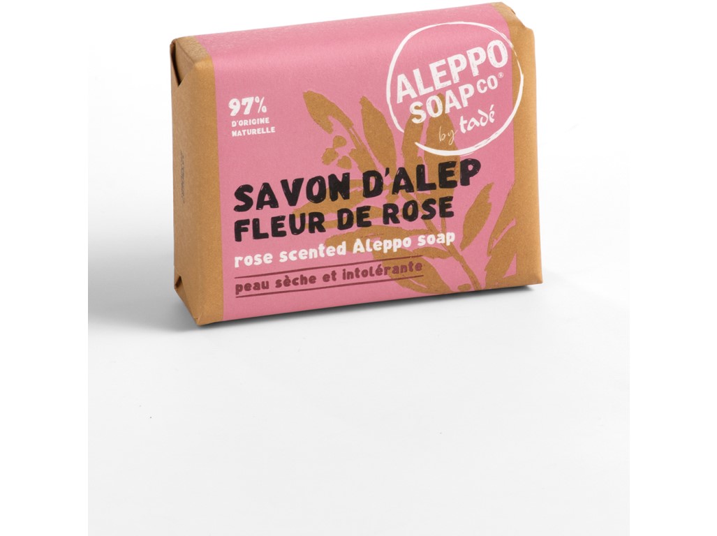 Aleppské mýdlo s vůní růže 100 g