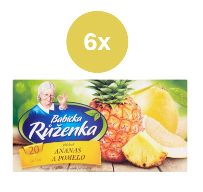 Babička Růženka čaj ananaspomelo 6x40g