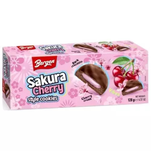 Bergen Obsession cookies sakura cherry 128g