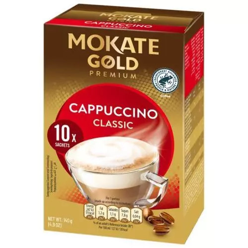 Mokate Gold premium cappuccino classic 140g
