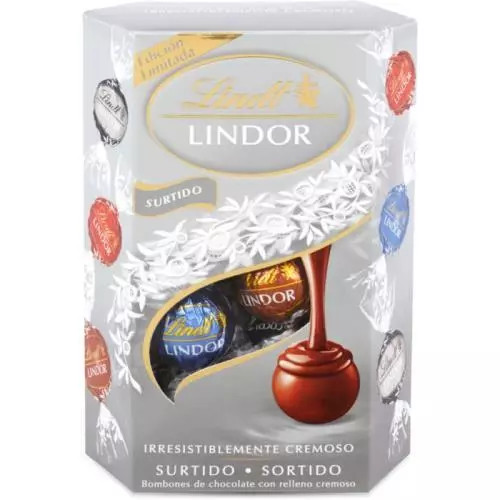 Lindt Lindor assorted silver 200g