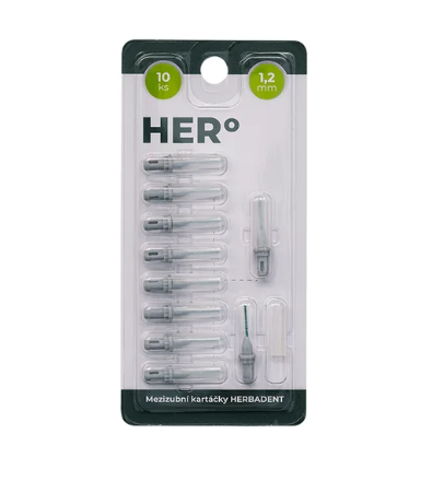 HERBADENT HERo ELECTRA doplňkové balení 1,2 mm (šedý)