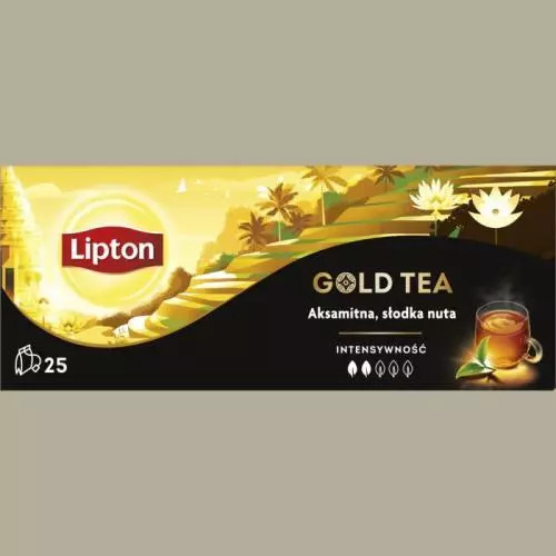 Lipton Gold černý čaj @25x1,5g